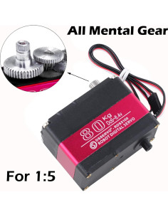 Servo Robótico Wishiot 80kg Doble Eje IP66 para RC 2