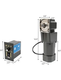 Motor Eléctrico Gdrasuya10 120W 110V Reductor 20 Nm 45 RPM 2