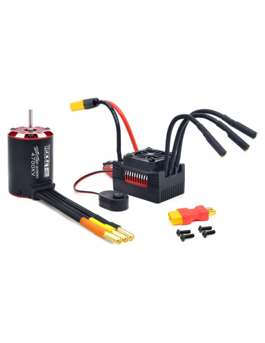 Motor Brushless Surpass Hobby 3650 4700KV + ESC 60A RC 1/10