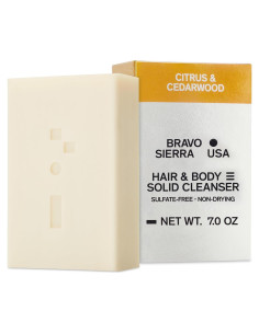 Champú y Jabón Facial Todo en Uno Bravo Sierra 198 g - Cítricos y Madera de Cedro