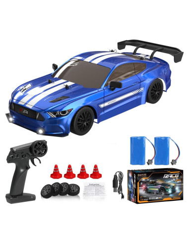 Coche RC Drift 4WD KAIMIO 1:16 30KM/H con Luces LED
