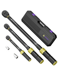 Juego de Llaves de Torque ANPUDS 5 Piezas 1/4 3/8 1/2