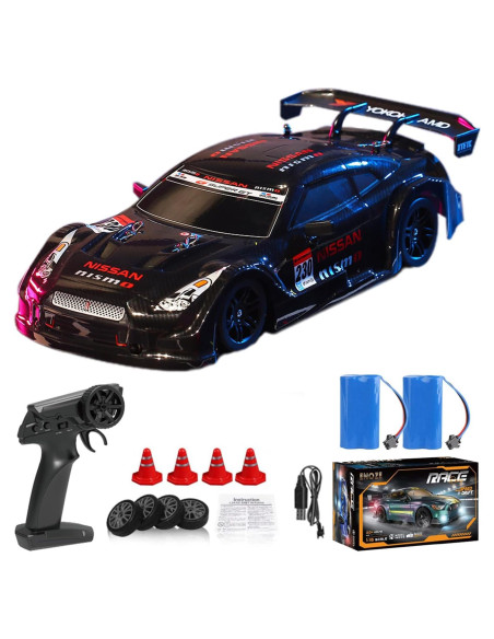 Coche RC Drift 4WD KAIMIO 1:16 30KM/H con Luces LED