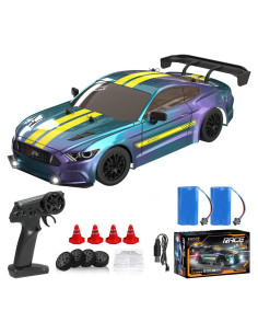 Coche RC Drift 1:16 KAIMIO 4WD 30KM/h con Luces LED