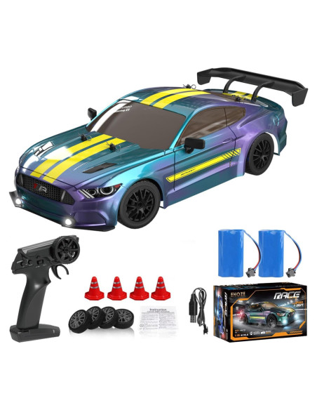 Coche RC Drift 1:16 KAIMIO 4WD 30KM/h con Luces LED