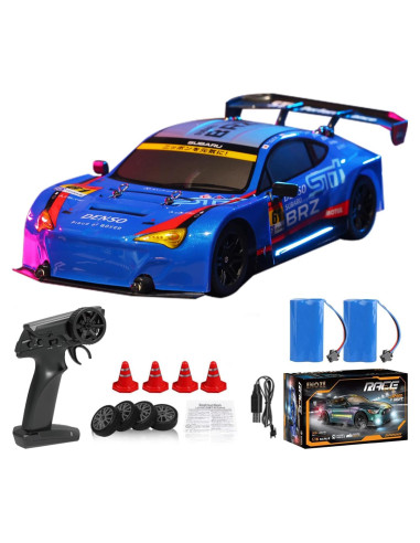 Coche RC Drift 4WD KAIMIO 1:16 30KM/H con Luces LED
