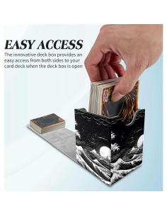 Caja de Cartas BFDHGQZC Gran Onda para TCG y CCG 2