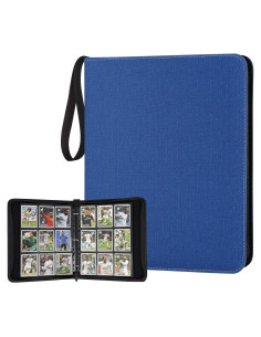 Carpeta de Tarjetas 720 Bolsillos PU TRADINGBINDER Azul