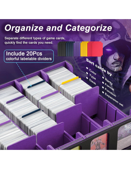 Caja de Cartas TiMOVO para 3000 Cartas Coleccionables