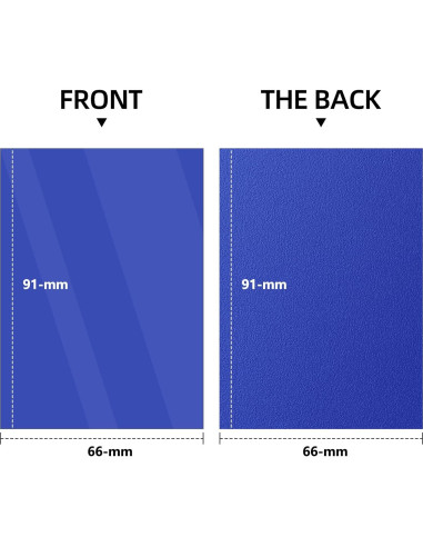 500 Fundas de Cartas Mlikero Azul Mate - Protección MTG