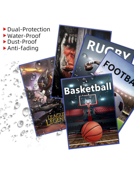 500 Fundas de Cartas Mlikero Azul Mate - Protección MTG