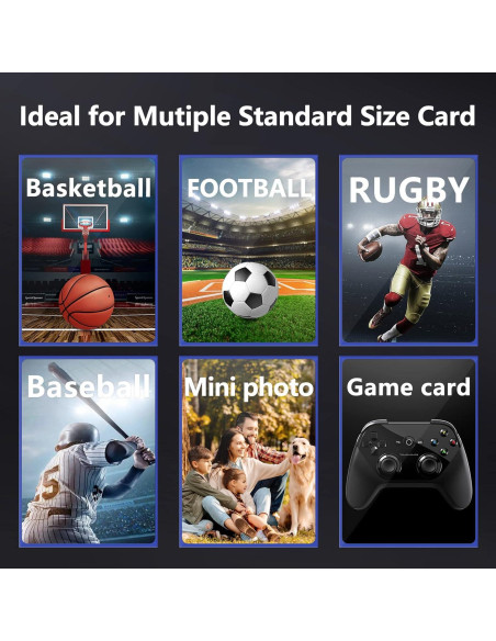 500 Fundas de Cartas Mlikero Azul Mate - Protección MTG