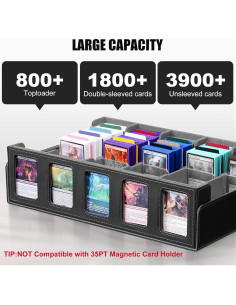 Caja de Almacenamiento Kabinka para 3900 Cartas Negra 2