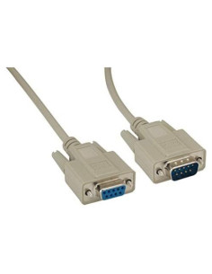 Cable Null Modem DB9 M/F 1.83m Cable Leader Blindado