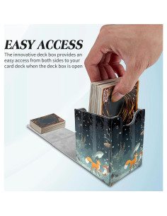 Caja de Cartas BFDHGQZC Hongos de Zorro con Imán 150+ cartas 2