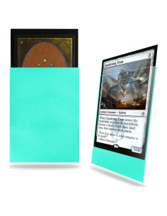 Mangas para Cartas Fabmaker Verde Menta 200 Unidades