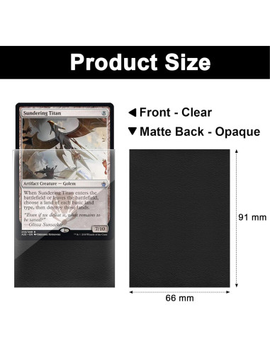 Mangas para Cartas Fabmaker Verde Menta 200 Unidades