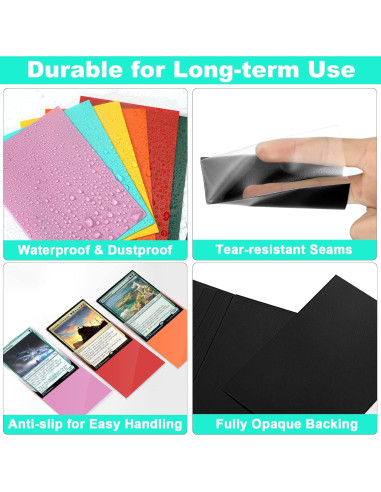 Mangas para Cartas Fabmaker Verde Menta 200 Unidades