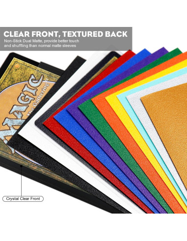 300 Fundas de Cartas MTG Katomula Transparentes Resistentes