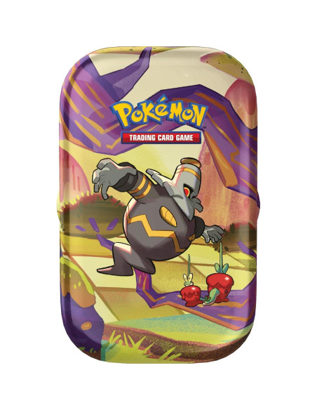 Mini Lata Pokémon Dusknoir con 2 Paquetes de Refuerzo