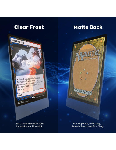 300 Fundas de Cartas MTG Katomula Transparentes Resistentes