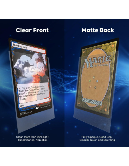 300 Fundas de Cartas MTG Katomula Transparentes Resistentes