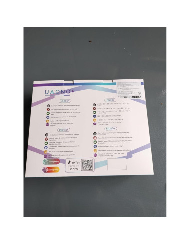 Caja de Almacenamiento de Cartas UAONO 2400+ Divisores Negro/Rojo