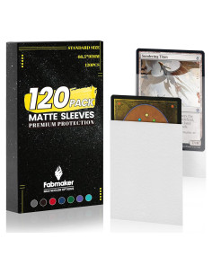 120 Fundas para Cartas Fabmaker 66x91mm Mate