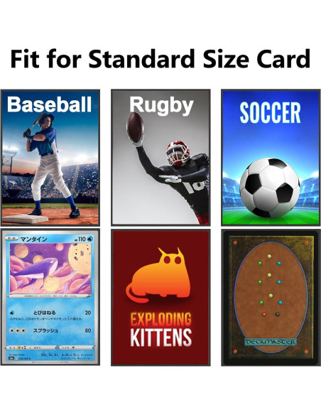 120 Fundas para Cartas Fabmaker 66x91mm Mate