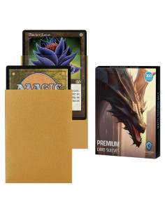 Fundas para cartas MTG Katomula 300CT doradas mate