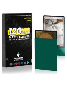 120 Fundas para Cartas Fabmaker 66x91mm Resistentes