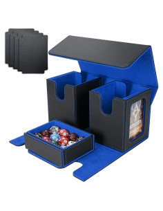 Caja de Almacenamiento de Cartas AFIING 3-en-1 para MTG