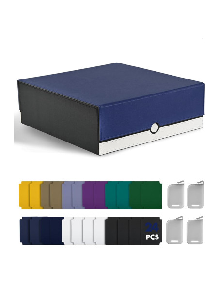 Caja de Almacenamiento de Cartas ZLCA 3000+ Azul y Blanco