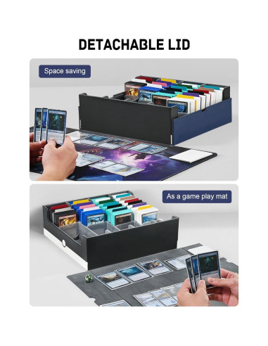 Caja de Almacenamiento de Cartas ZLCA 3000+ Azul y Blanco