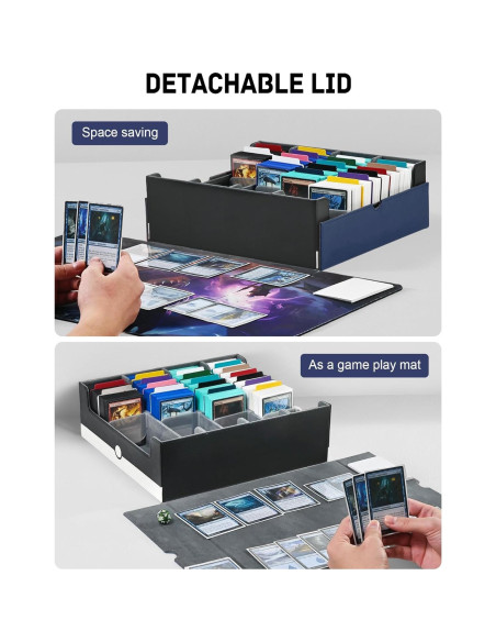 Caja de Almacenamiento de Cartas ZLCA 3000+ Azul y Blanco