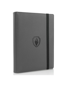 Carpeta de Cartas Fabmaker 360 Bolsillos Gris Premium