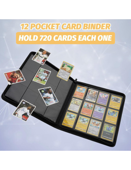 Carpeta de Tarjetas de Comercio Foalgo 12 Bolsillos 720 Tarjetas