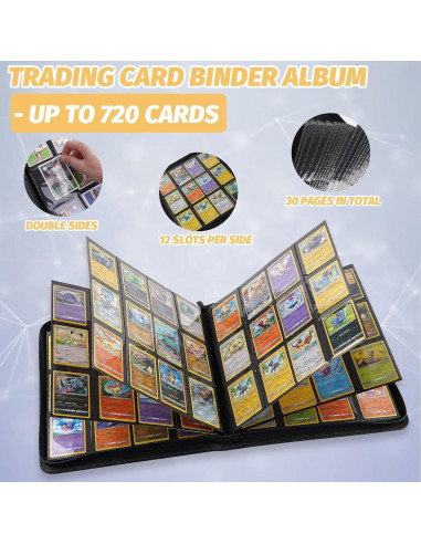 Carpeta de Tarjetas de Comercio Foalgo 12 Bolsillos 720 Tarjetas