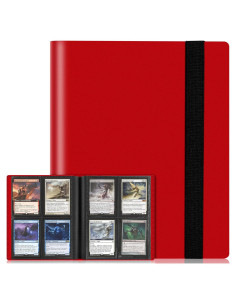 Carpeta de Tarjetas TiopLior 160 Bolsillos Rojo