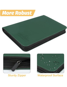 Carpeta de Tarjetas Foalgo 9 Bolsillos 540 Tarjetas 2