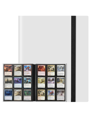 Carpeta de tarjetas TiopLior 360 bolsillos blanca