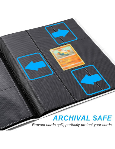 Carpeta de tarjetas TiopLior 360 bolsillos blanca