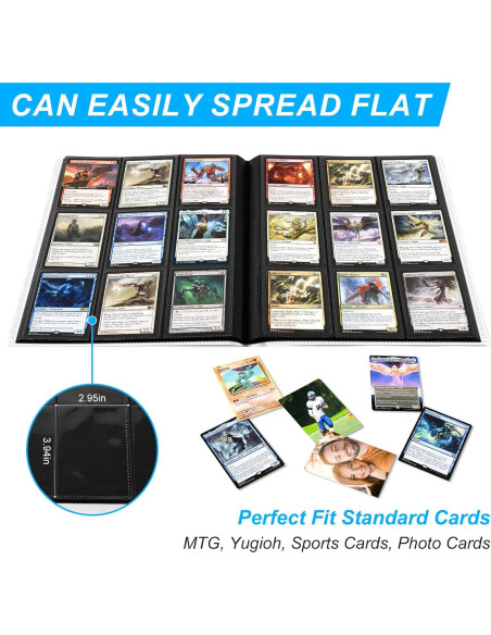 Carpeta de tarjetas TiopLior 360 bolsillos blanca