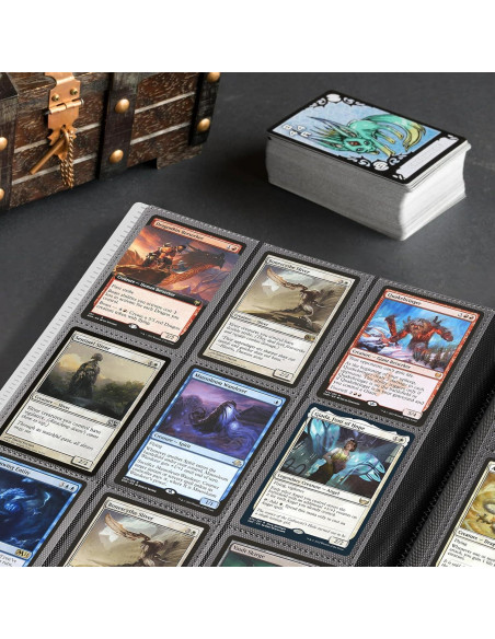 Carpeta de tarjetas TiopLior 360 bolsillos blanca