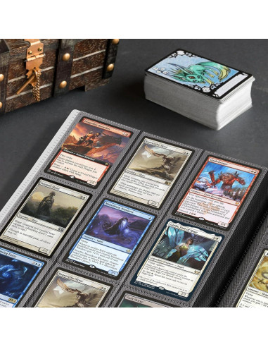 Carpeta de tarjetas TiopLior 360 bolsillos blanca