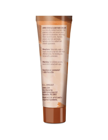 Crema Desvanecedora Ambi Even & Clear 29.57 ml - Hiperpigmentación