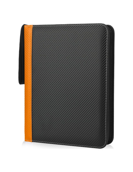 Carpeta de Tarjetas TCGUARD 900 Bolsillos Naranja Carpeta de Tarjetas TCGUARD 900 Bolsillos Naranja