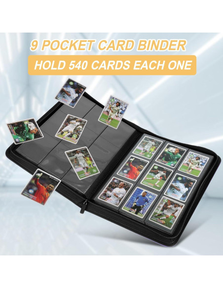 Carpeta de Tarjetas Foalgo 9 Bolsillos 540 Tarjetas