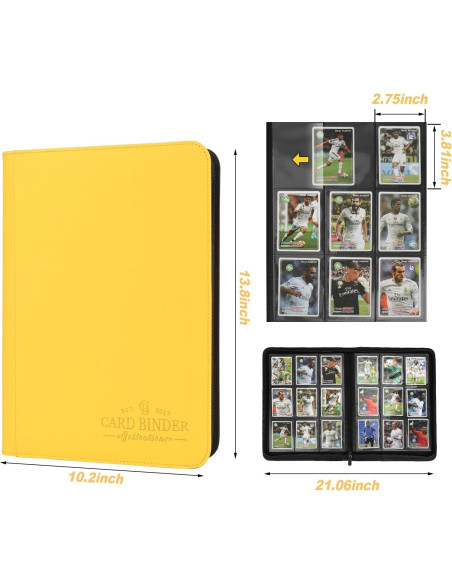 Carpeta de Tarjetas Foalgo 9 Bolsillos 540 Tarjetas