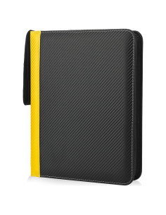 Carpeta de Tarjetas TCGUARD 900 Bolsillos Amarilla